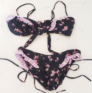 For Love & Lemons bikini. Size 4-6. Sample piece, NWOT